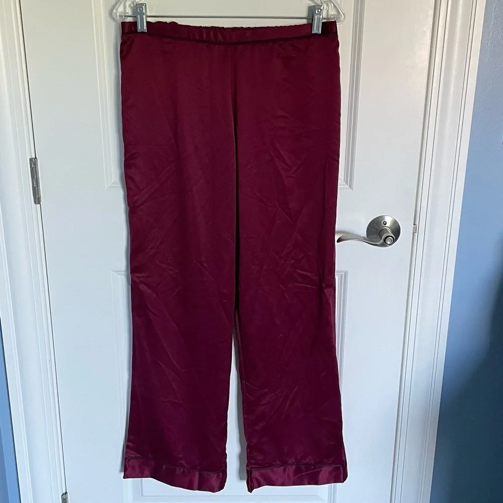 New! Bluebella Wren satin kimono Pajama top and pants Set red 47678